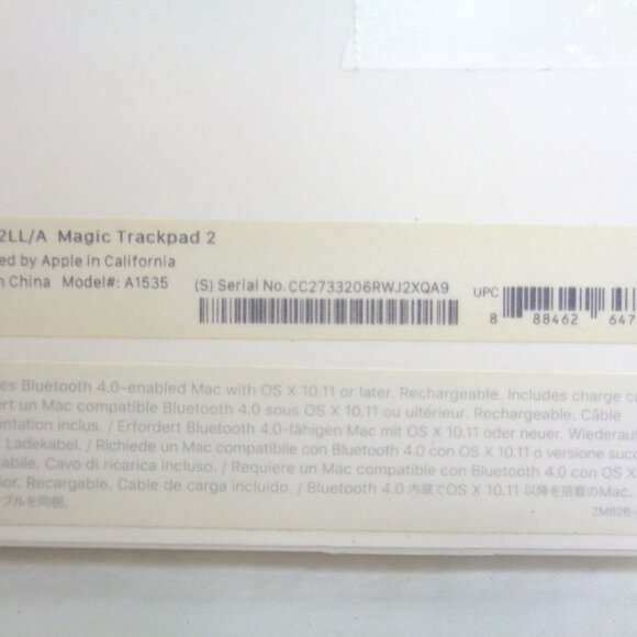 Apple Magic Keyboard and Magic Trackpad bundle in box - Picture 14 of 14